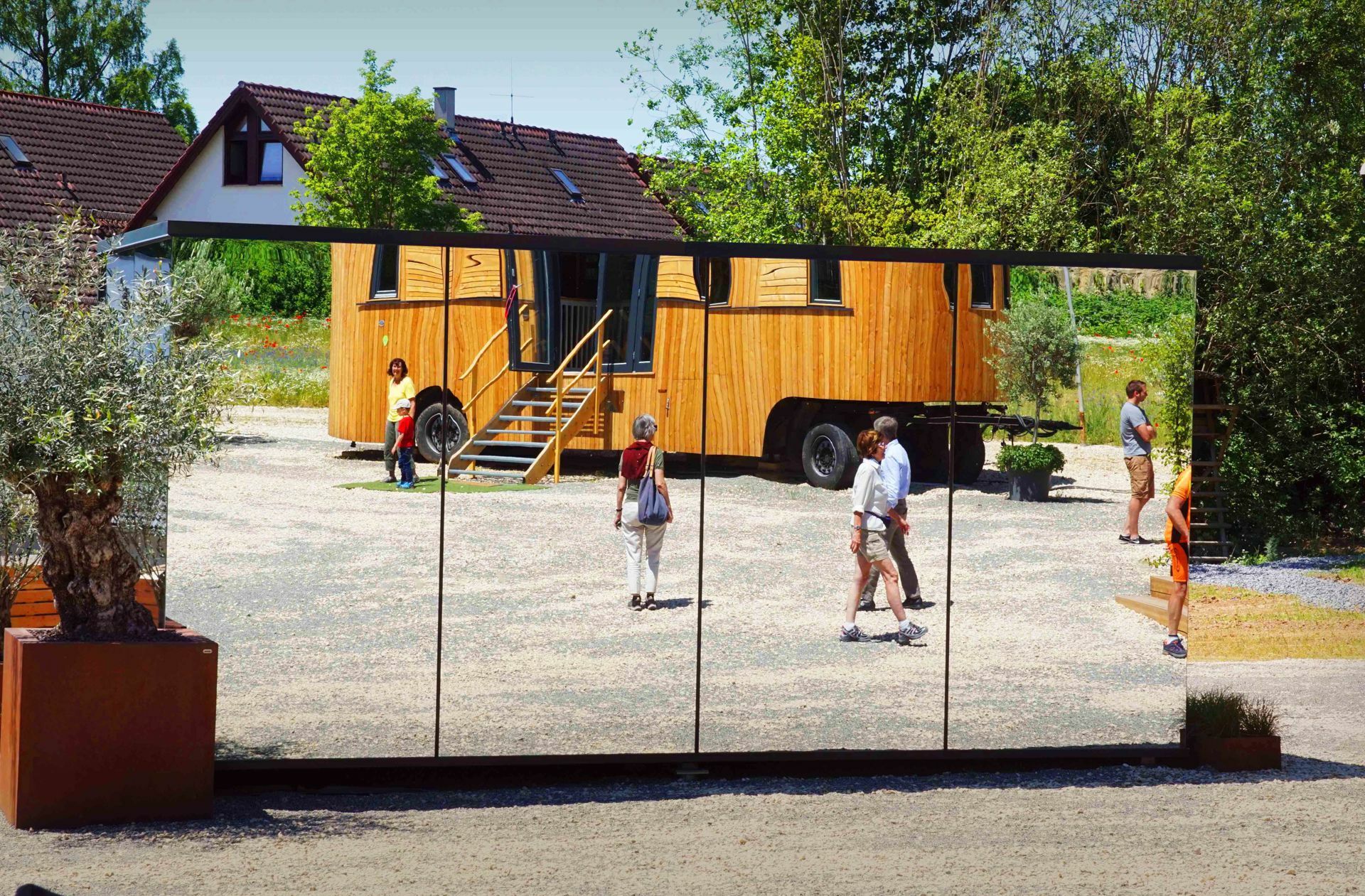 Bei der Remstal-Gartenschau im vergangenen Jahr konnten ganz unterschiedliche Tiny-Häuser – mal verspiegelt, mal aus Holz – bestaunt werden.