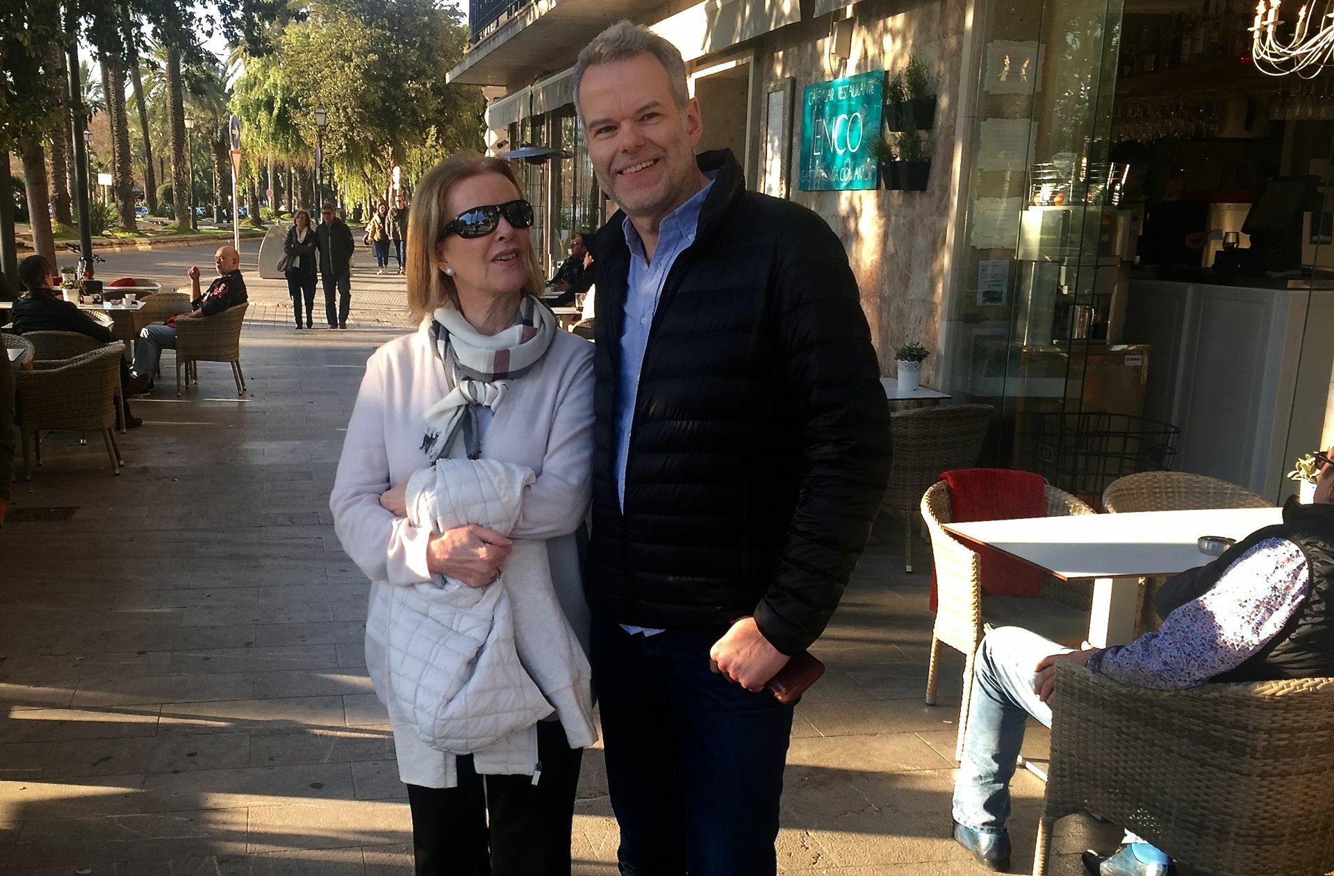 Micke Bayart mit Anni-Frid  „Frida“ Lyngstad