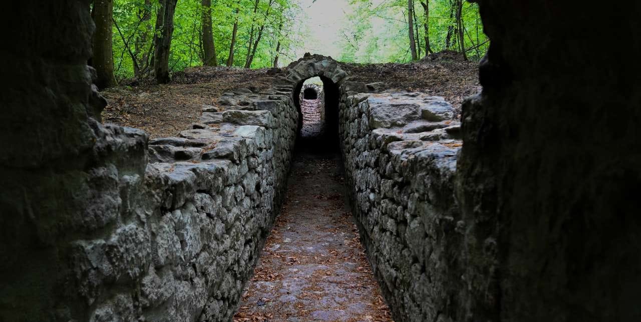 Rund 70 Meter der ursprünglich rund 630 Meter langen Gänge sind noch erhalten und etwa am Tag des offenen Denkmals zugänglich.