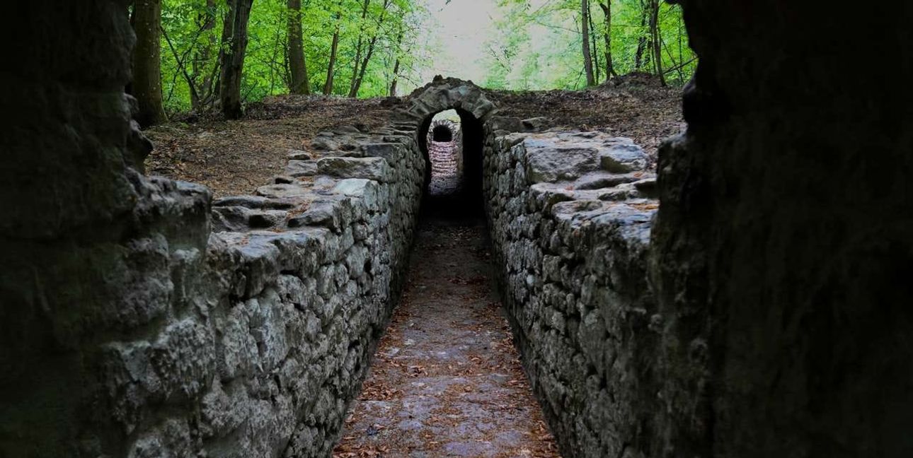 Rund 70 Meter der ursprünglich rund 630 Meter langen Gänge sind noch erhalten und etwa am Tag des offenen Denkmals zugänglich.