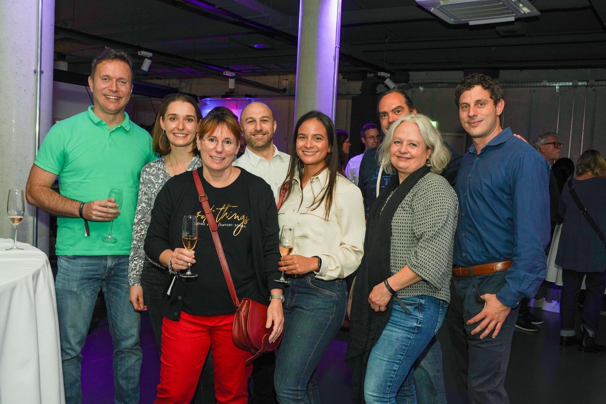 Gute Laune bei der After-Work-Party im Böblinger V8-Hotel.