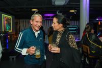 Gute Laune bei der After-Work-Party im Böblinger V8-Hotel.