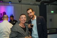 Gute Laune bei der After-Work-Party im Böblinger V8-Hotel.