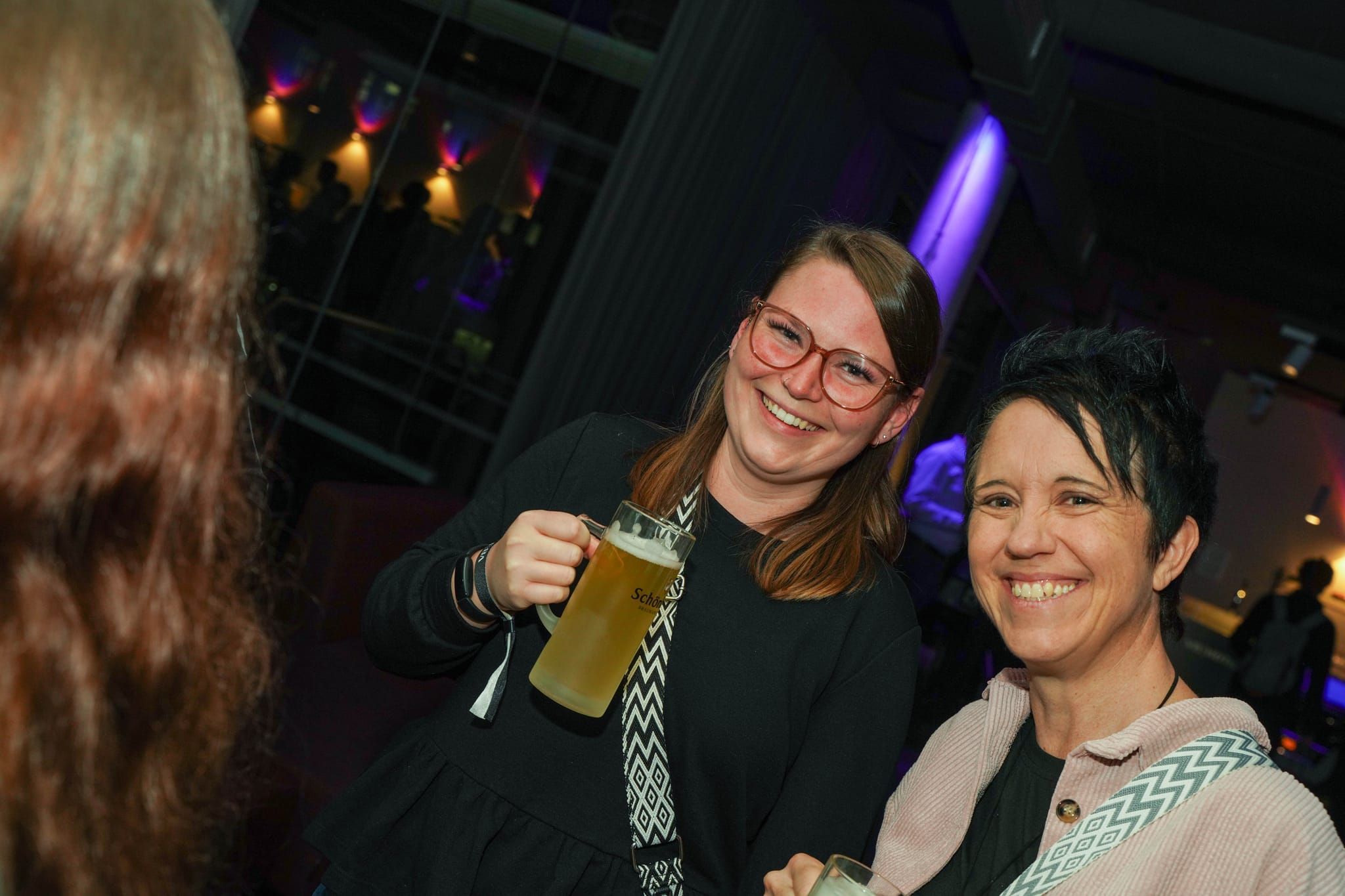 Gute Laune bei der After-Work-Party im Böblinger V8-Hotel.