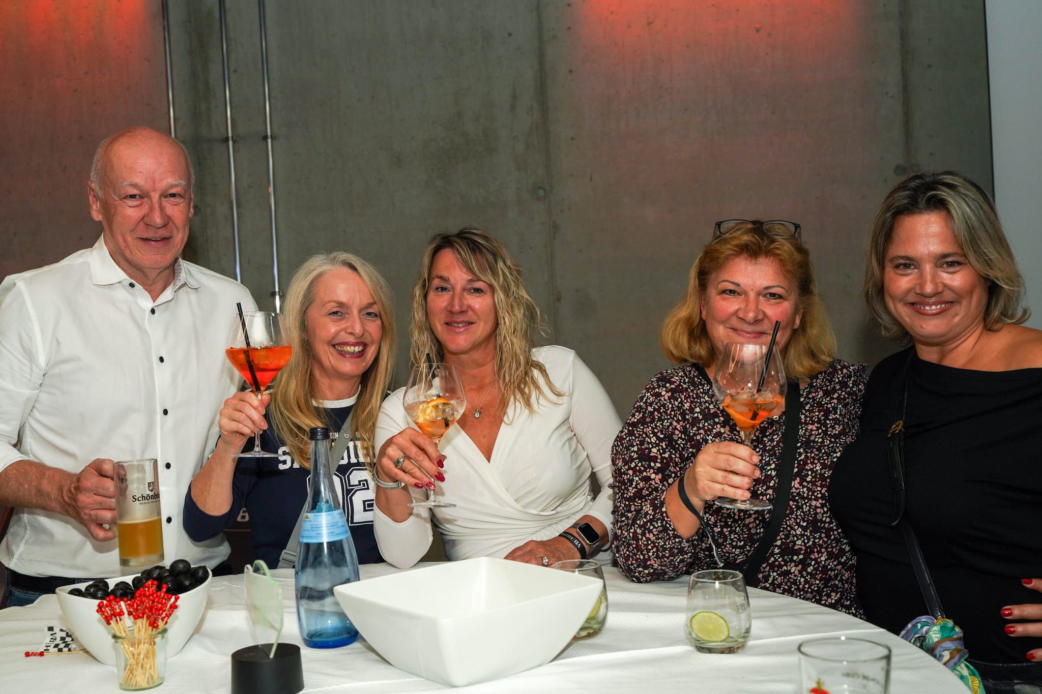 Gute Laune bei der After-Work-Party im Böblinger V8-Hotel.