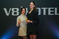 Gute Laune bei der After-Work-Party im Böblinger V8-Hotel.