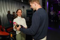 Gute Laune bei der After-Work-Party im Böblinger V8-Hotel.