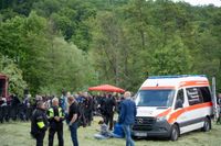 Das Blaulichtfest bot Blaulichtgottesdienst, Konzert, Kinderprogramm, Vorführungen, Solitude-Rundfahrt mit aktuellen und Oldtimer-Einsatzfahrzeugen.