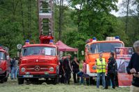 Das Blaulichtfest bot Blaulichtgottesdienst, Konzert, Kinderprogramm, Vorführungen, Solitude-Rundfahrt mit aktuellen und Oldtimer-Einsatzfahrzeugen.