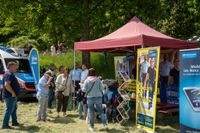 Das Blaulichtfest bot Blaulichtgottesdienst, Konzert, Kinderprogramm, Vorführungen, Solitude-Rundfahrt mit aktuellen und Oldtimer-Einsatzfahrzeugen.