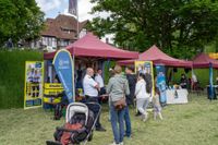 Das Blaulichtfest bot Blaulichtgottesdienst, Konzert, Kinderprogramm, Vorführungen, Solitude-Rundfahrt mit aktuellen und Oldtimer-Einsatzfahrzeugen.