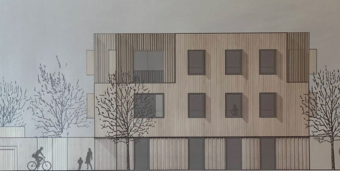 So soll das dreigeschossige Frauen- und Kinderschutzhaus in Herrenberg aussehen. Es bietet Platz für 25 Menschen.