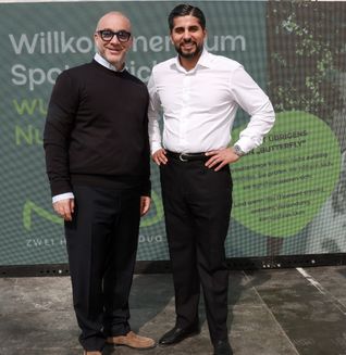 Pierluigi Iafelice (links) und Adnan Ahmad, die Geschäftsführer von Bauwerk Wohnbau.