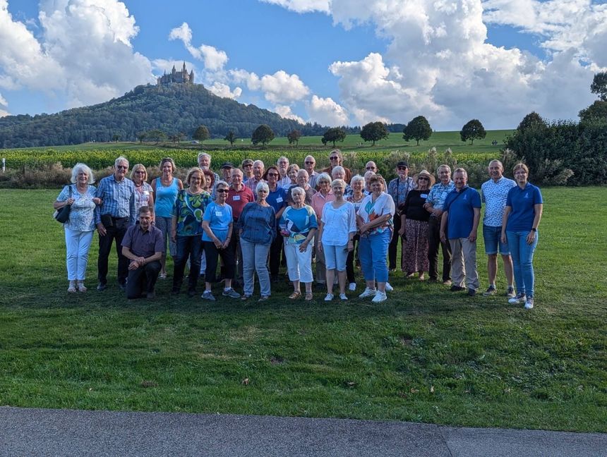 Ausflug zur Burg Hohenzollern.