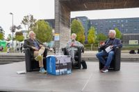 Auf dem Flugfeld wurde mit einem abwechslungsreichen Programm gefeiert.