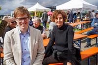 Auf dem Flugfeld wurde mit einem abwechslungsreichen Programm gefeiert.