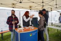 Auf dem Flugfeld wurde mit einem abwechslungsreichen Programm gefeiert.