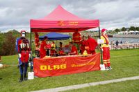 Auf dem Flugfeld wurde mit einem abwechslungsreichen Programm gefeiert.