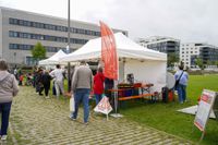 Auf dem Flugfeld wurde mit einem abwechslungsreichen Programm gefeiert.