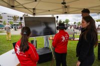 Auf dem Flugfeld wurde mit einem abwechslungsreichen Programm gefeiert.