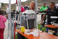 Auf dem Flugfeld wurde mit einem abwechslungsreichen Programm gefeiert.