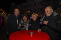 Atmosphäre und Trubel bei der Eröffnung der Sindelfinger Eisbahn.