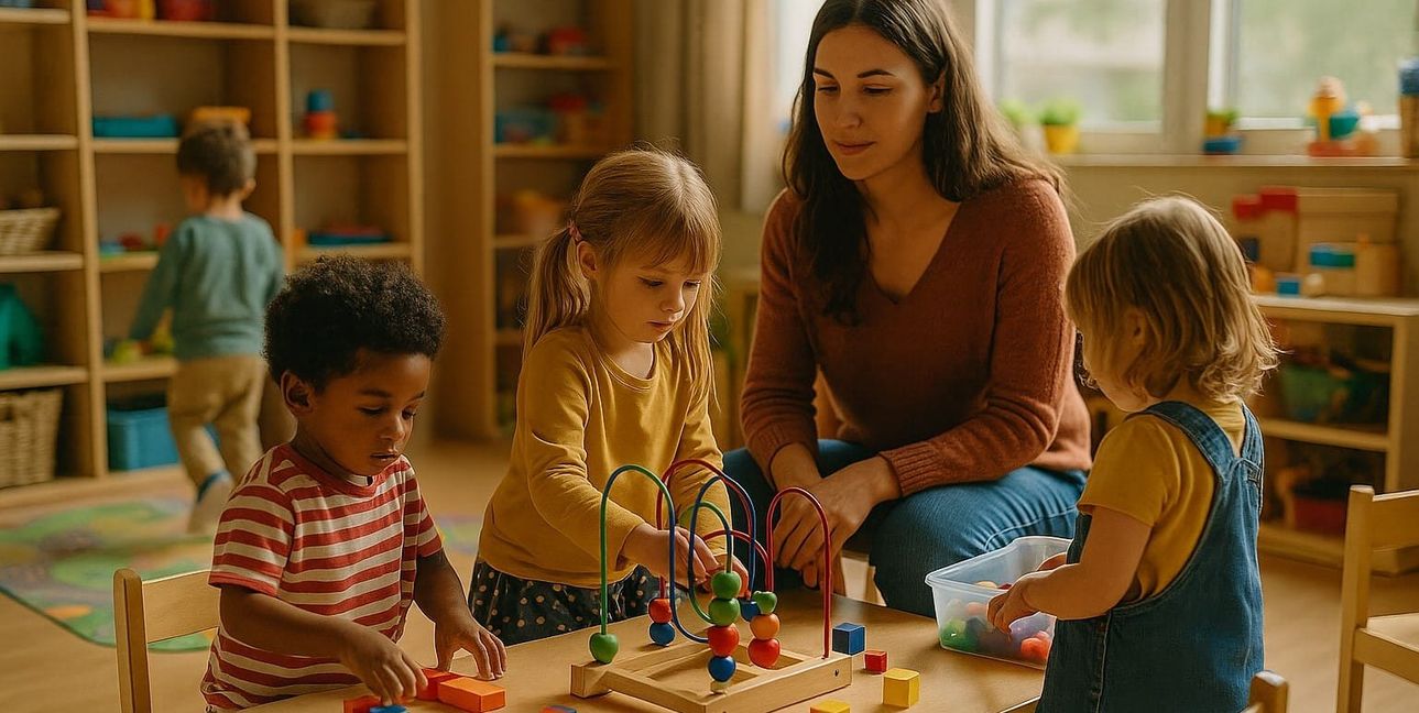 Alltag in einer Kindertageseinrichtung. (Symbolbild, KI-generiert)