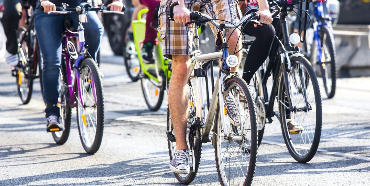 Radfahren hält gesund und macht Spaß.