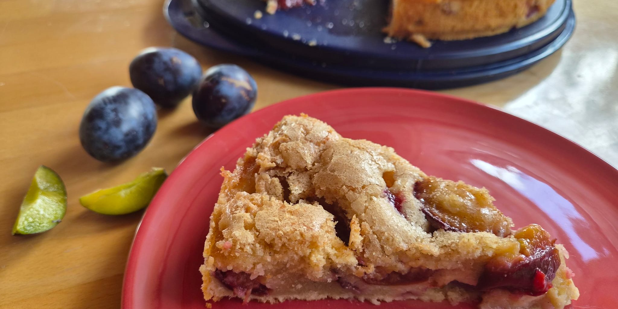 Zwetschenkuchen mit Rührteig. Bild: Nüßle