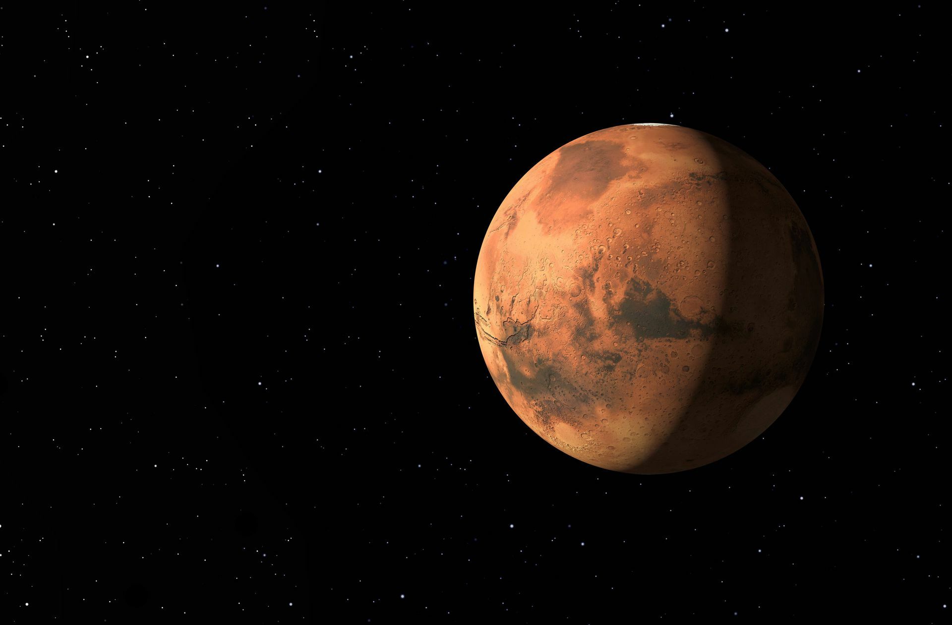 Den Mars kann man im Juni immer früher sehen, am Monatsende erscheint er schon eine Viertelstunde vor 2 Uhr morgens.