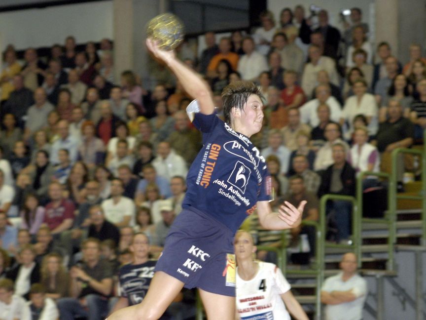 Ina Großmann 2008 im Trikot des VfL Sindelfingen.Bild: Photostampe