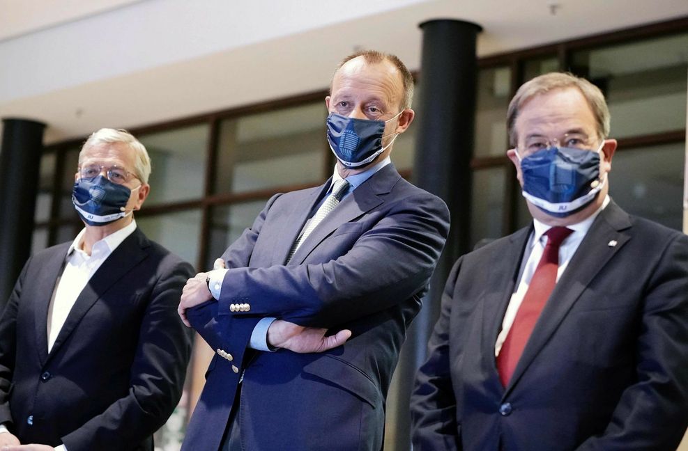 Norbert Röttgen, Friedrich Merz und