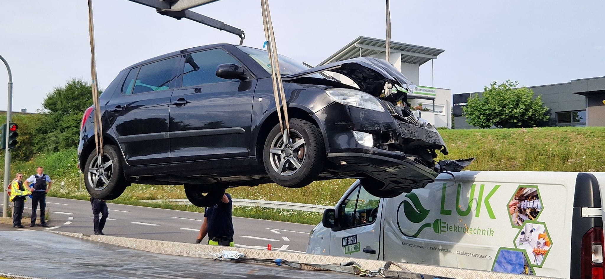 Zu einem Unfall kam es Mittwochnachmittag bei Holzgerlingen.