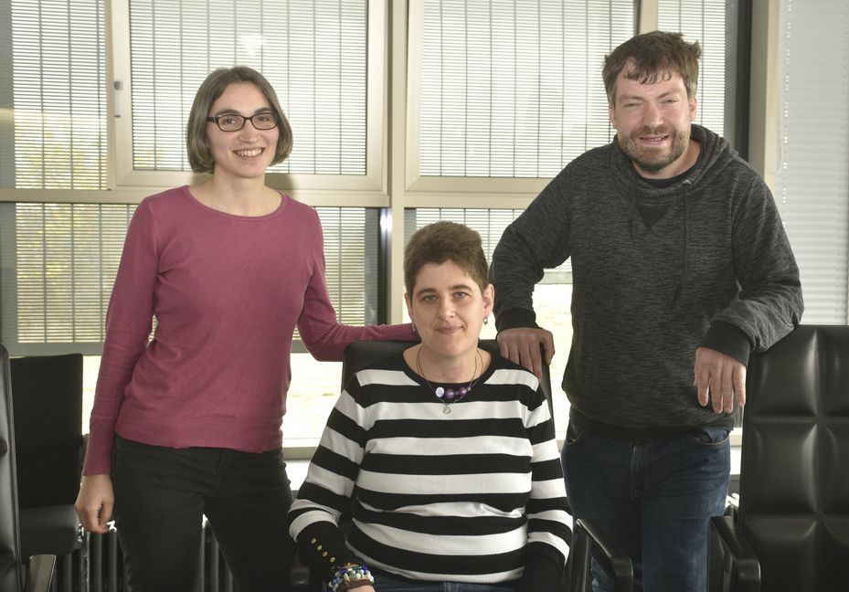 Vorerst nur für eine kurze Amtszeit ein Trio: die Behindertenbeauftragten Lisa Zeller (links) und Utz Mörbe sowie Miriam Gfrörer, die frisch gewählte Vorsitzende des Teilhabe-Beirats.