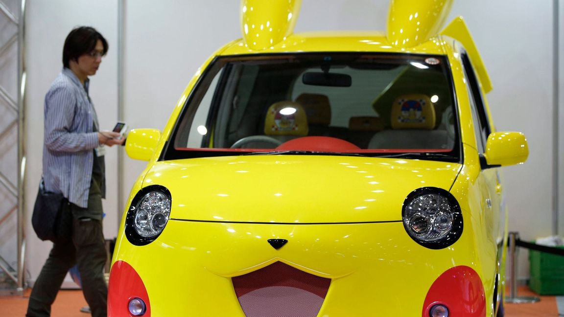 Auch Autos gib es in Pikachu-From. (Archivbild)