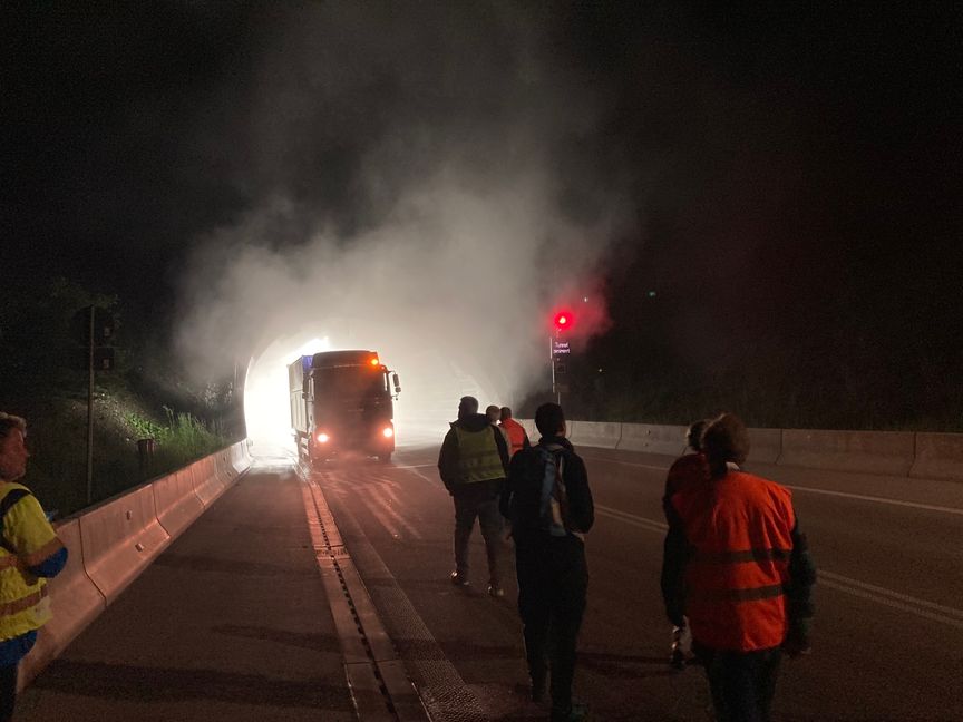 An zwei Nächsten im Dezember ist der Darmsheimer Tunnel gesperrt. Bild: z