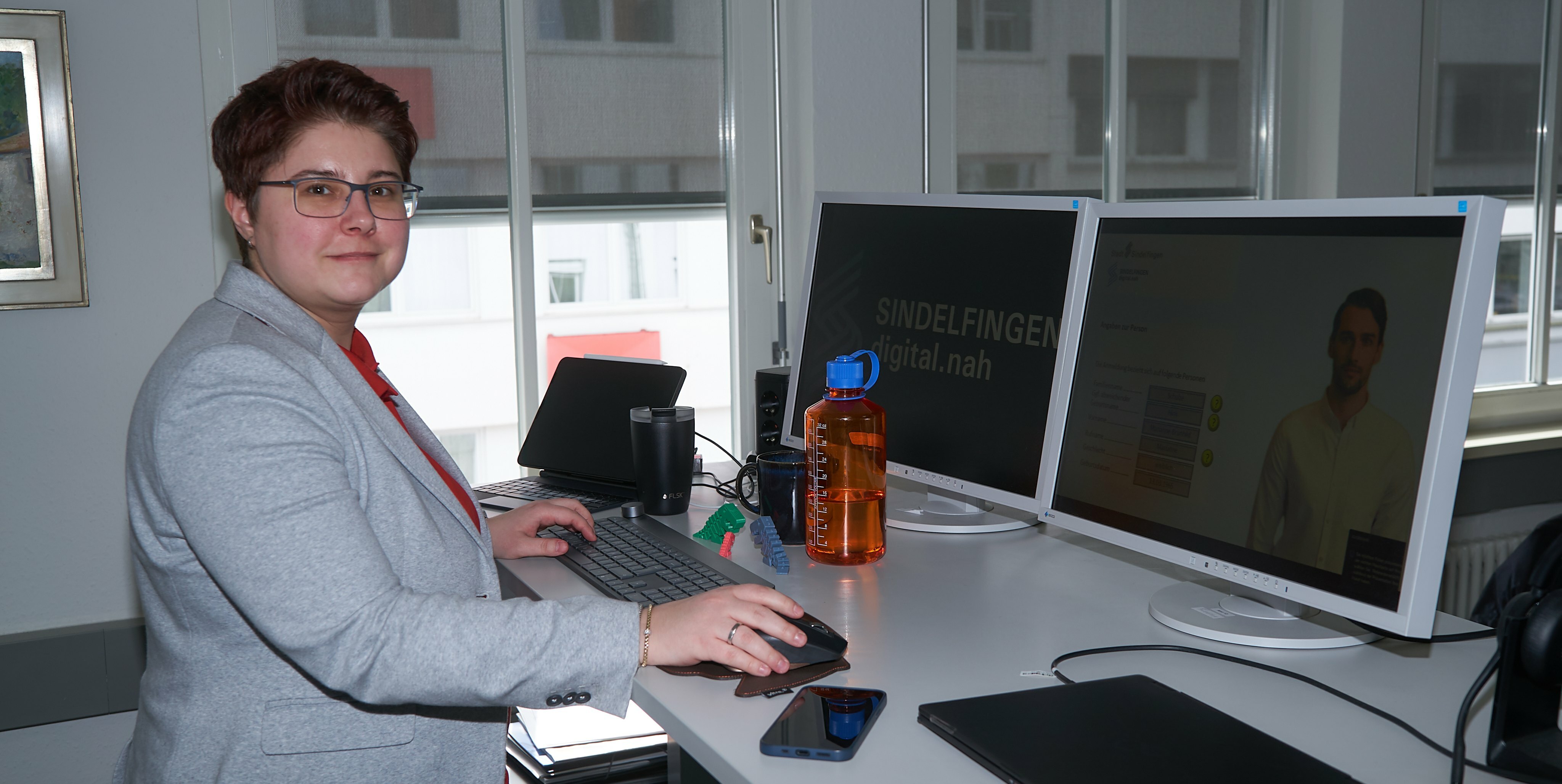 Die Leiterin des Amtes für Digitalisierung Laura Altdörfer.