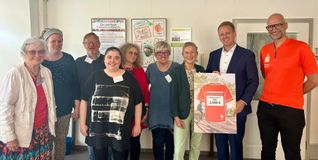 2000 Euro für den guten Zweck gab es von der Kreissparkasse.