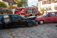 Die Feuerwehr Holzgerlingen und das DRK proben den Ernstfall.