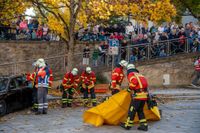 Die Feuerwehr Holzgerlingen und das DRK proben den Ernstfall.