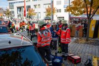 Die Feuerwehr Holzgerlingen und das DRK proben den Ernstfall.
