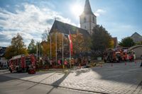 Die Feuerwehr Holzgerlingen und das DRK proben den Ernstfall.