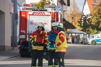 Die Feuerwehr Holzgerlingen und das DRK proben den Ernstfall.