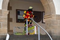 Die Feuerwehr Holzgerlingen und das DRK proben den Ernstfall.