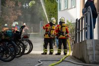 Die Feuerwehr Holzgerlingen und das DRK proben den Ernstfall.