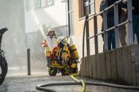 Die Feuerwehr Holzgerlingen und das DRK proben den Ernstfall.