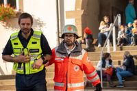 Die Feuerwehr Holzgerlingen und das DRK proben den Ernstfall.