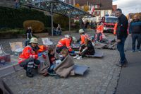 Die Feuerwehr Holzgerlingen und das DRK proben den Ernstfall.