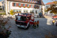 Die Feuerwehr Holzgerlingen und das DRK proben den Ernstfall.
