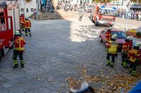 Die Feuerwehr Holzgerlingen und das DRK proben den Ernstfall.